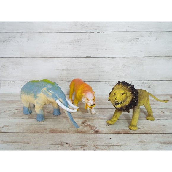 Vintage Other - Vintage Rubber Toy Animal Figures Imperial 1989